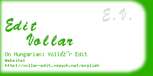 edit vollar business card